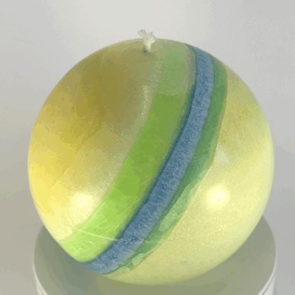 Sphère | 10cm | Collection Bleu Citron