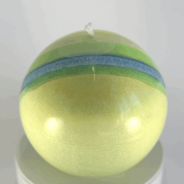 Sphère | 10cm | Collection Bleu Citron