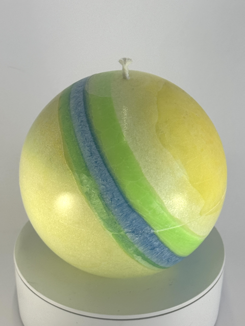 Sphère | 10cm | Collection Bleu Citron