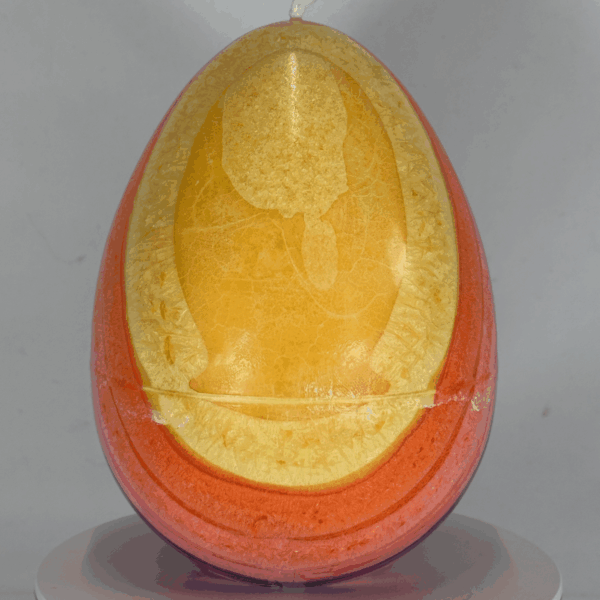 Bougie 13,5 cm colorée orange rose jaune – collection JOY boo-j