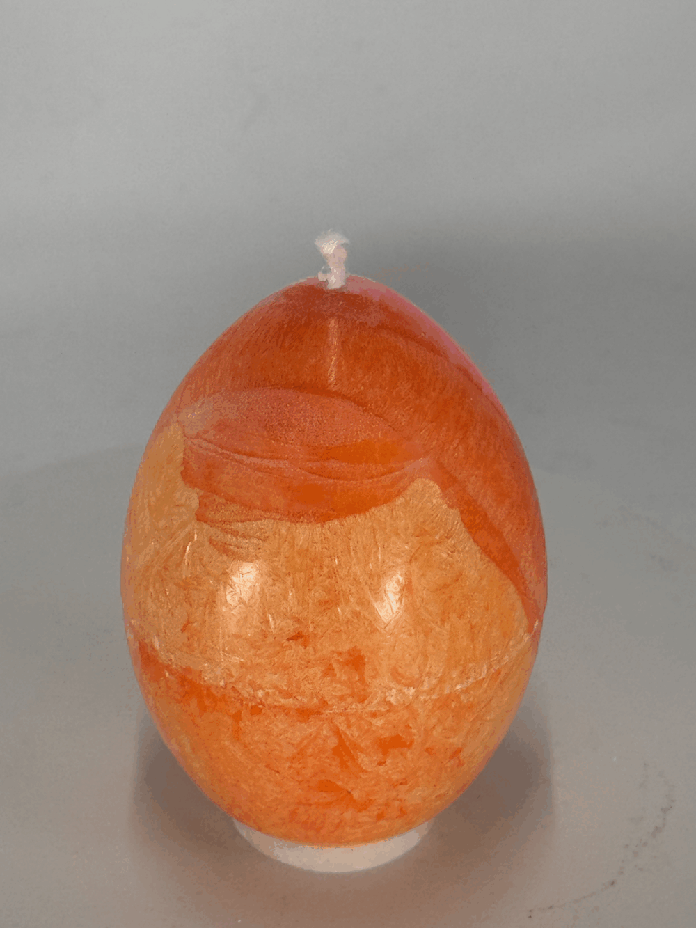 Oeuf 6.5cm | Collection JOY – Bougie artisanale colorée Oeuf 6,5 cm coloré orange rose jaune – collection JOY - boo-j