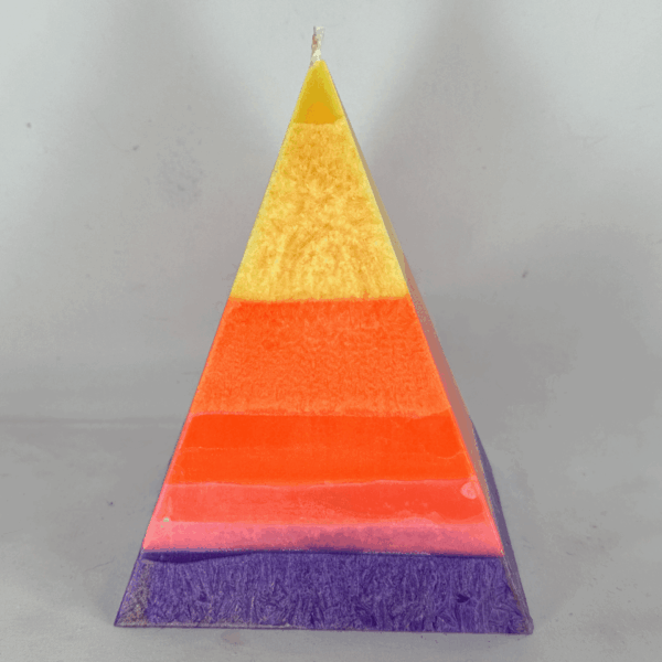 Pyramide 16 cm colorée orange rose jaune – collection JOY boo-j