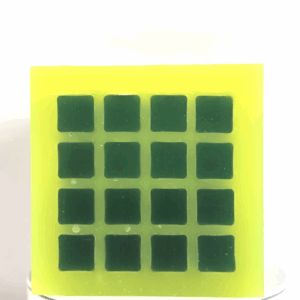 Photophore Cube 10cm | Collection Citron Vert