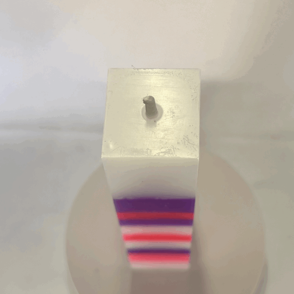 Pilier carré Pink Ladies | 3,8x22 cm