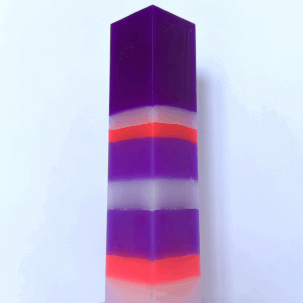 Pilier carré Pink Ladies | 5x22 cm