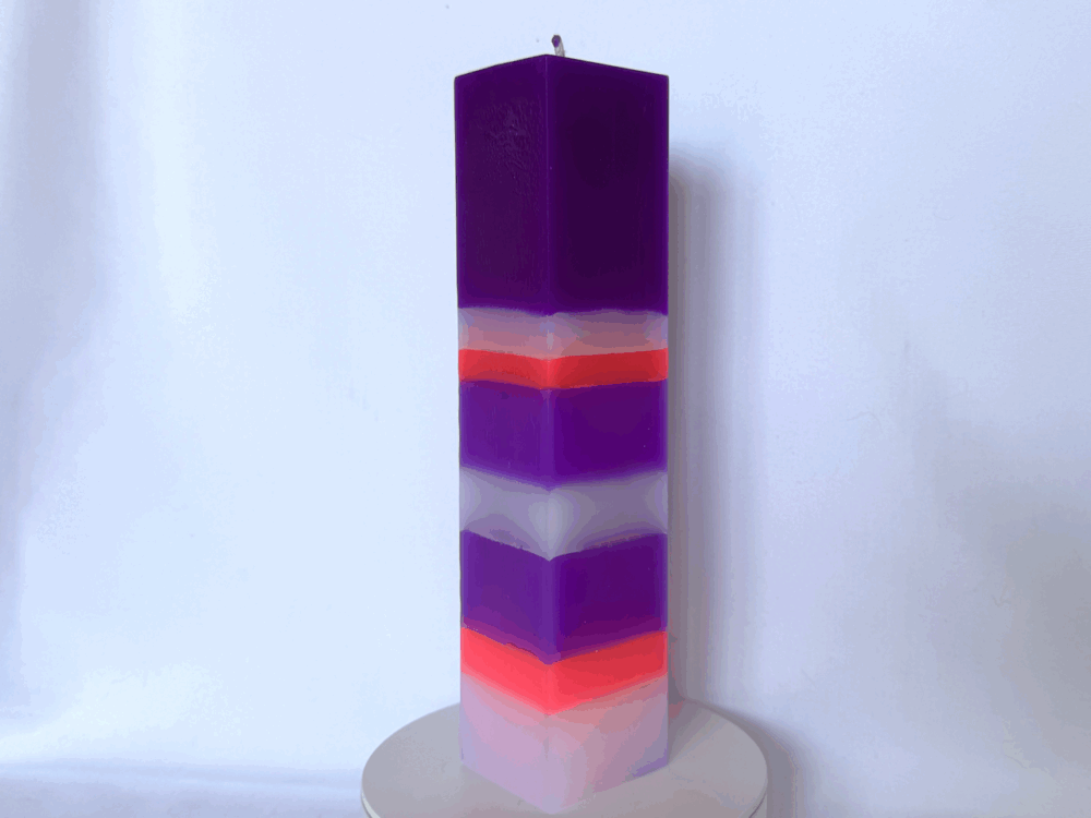 Pilier carré Pink Ladies | 5x22 cm