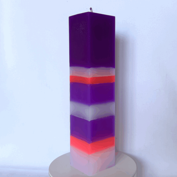 Pilier carré Pink Ladies | 5x22 cm