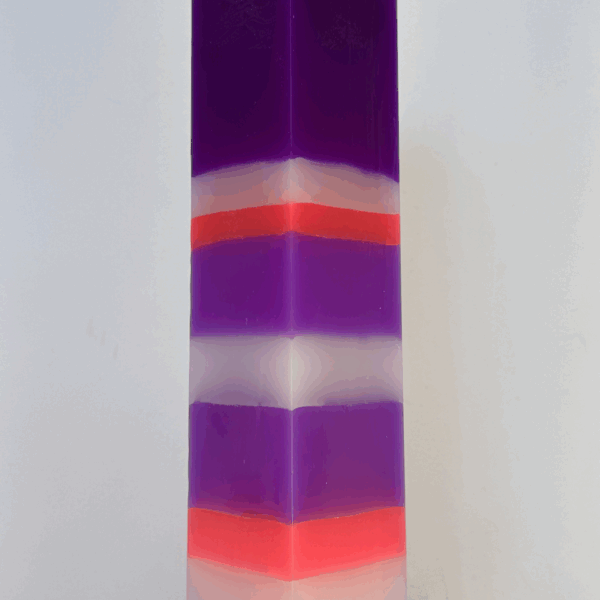 Pilier carré Pink Ladies | 5x22 cm