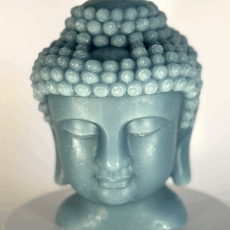 Visage masculin bouddha | Bleu Ciel 450g