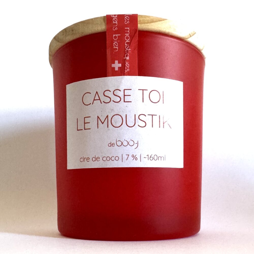 Bougie 160 ml – RED Swiss Edition (cire coco) Bougie rouge Swiss Edition 160 ml – croix blanche, cire de coco, fabrication artisanale