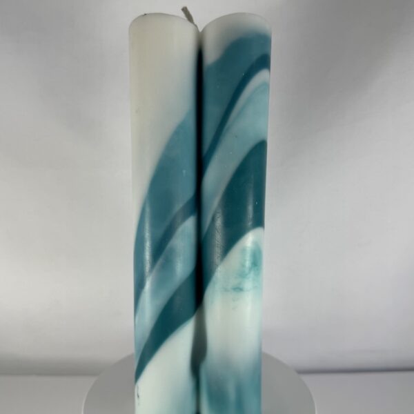 bougie pilier cœur 21 cm en cire végétale — collection SBECK