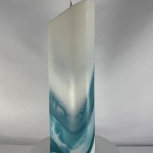 bougie pilier cœur 21 cm en cire végétale — collection SBECK