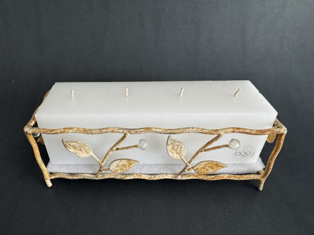 La Zorizontale – bougie 4 mèches moulée Bougie artisanale Zorizontale – rectangulaire et horizontale