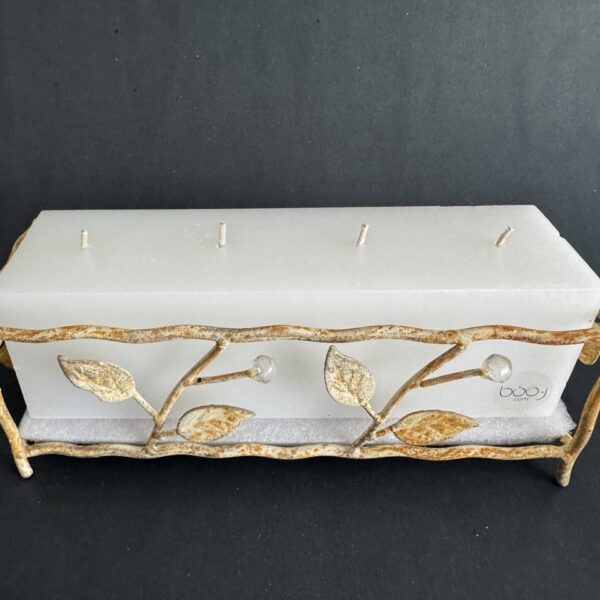 La Zorizontale – bougie 4 mèches moulée Bougie artisanale Zorizontale – rectangulaire et horizontale