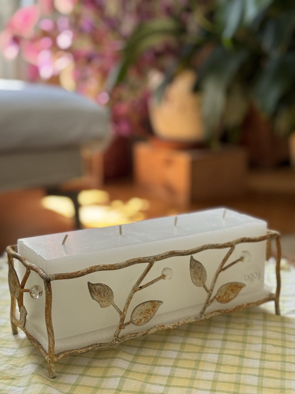 La Zorizontale – bougie 4 mèches moulée Bougie artisanale Zorizontale – rectangulaire et horizontale