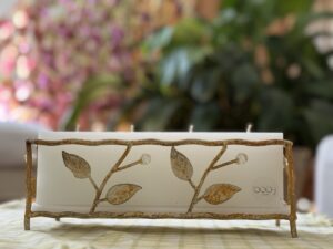 Bougie artisanale Zorizontale – rectangulaire et horizontale