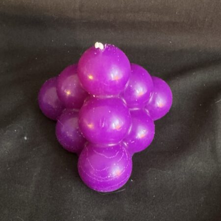 boo-j | pyramide à bulles violette — cire minérale et végétale