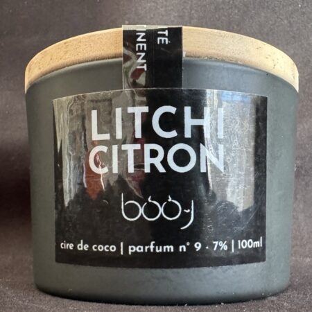 Boo-j_PARFUMEE_LITCHI-CITRON-100ml_anthracite1 Bougie parfumée | Litchi Citron | 100ml