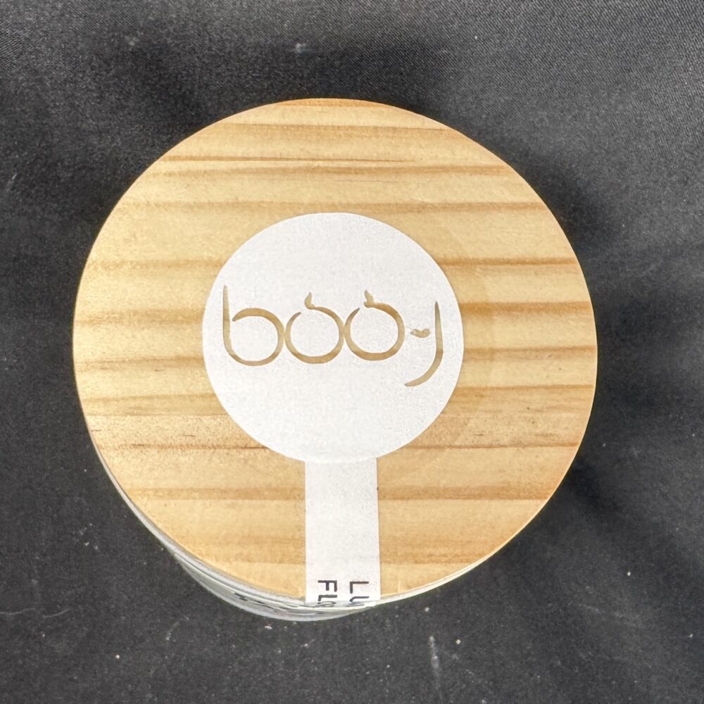 Bougie parfumée Rose Jasmin 330 ml en cire de coco – pot blanc boo-j