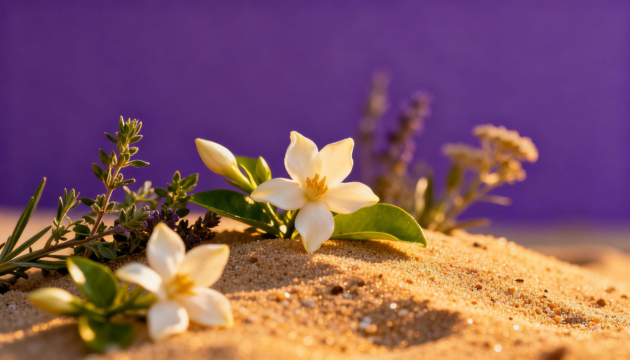 Visuel d’ambiance du parfum n°14 — Soleil en Fleurs.
