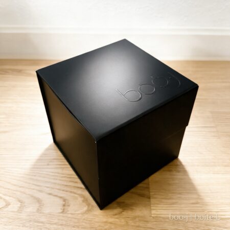 Coffret cadeau L – Boîte cubique pour bougies Boîte cadeau cubique L pour bougies sphères et cubes de 12 cm