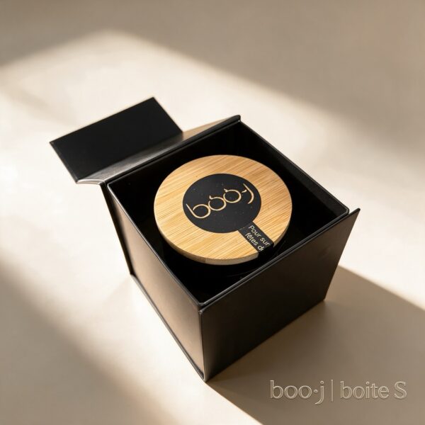 Coffret Cadeau S – Boîte pour Bougies Intermédiaires Boîte cadeau Premium taille S pour bougies intermédiaires et pots 330ml.