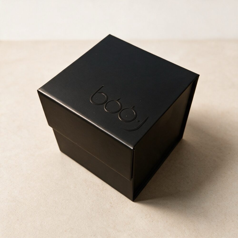 Coffret Cadeau XS – Boîte pour Petites Bougies Boîte cadeau XS pour petites bougies et pots moyens.